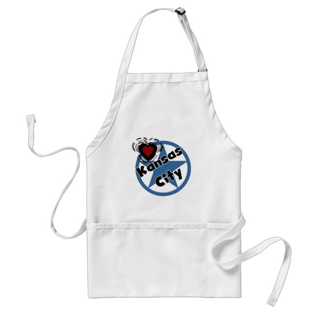 Love Kansas City Adult Apron (Front)