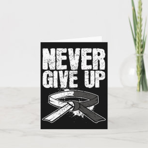 Love Karate Black Belt Gift Design Martial Arts Gi Card