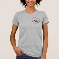 Love KC Heart Pocket Kansas City Women's T Shirt