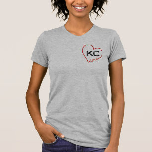 Pink KC Love KC I Heart Kansas City Pink Kc Heart Love Icon T-Shirt