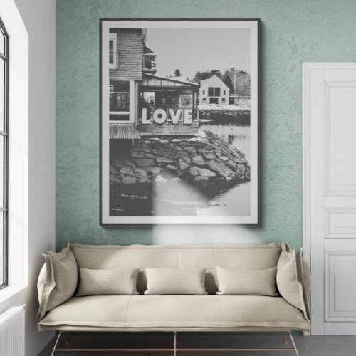 Love Kennebunkport Maine Photography Poster 