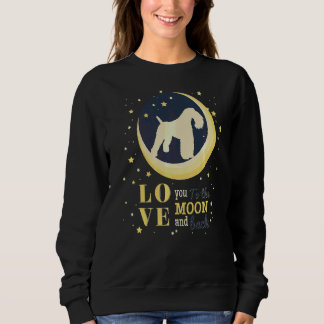 Love Kerry Blue Terrier Dog To The Moon Sweatshirt