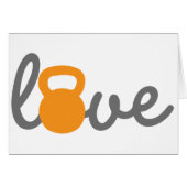 Love Kettlebell Orange (Front Horizontal)