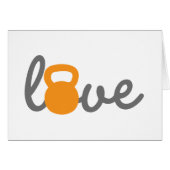 Love Kettlebell Orange (Front Horizontal)