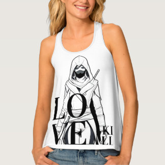 Love Kill: Mysterious Assassin Art Tank Top
