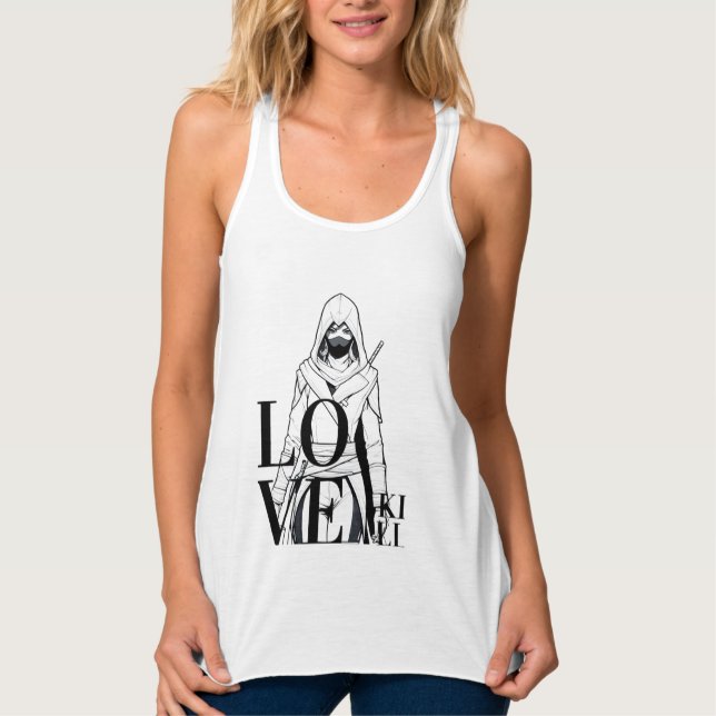 Love Kill: Mysterious Assassin Art Tank Top (Front)