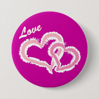 Love Kissing Hearts Button