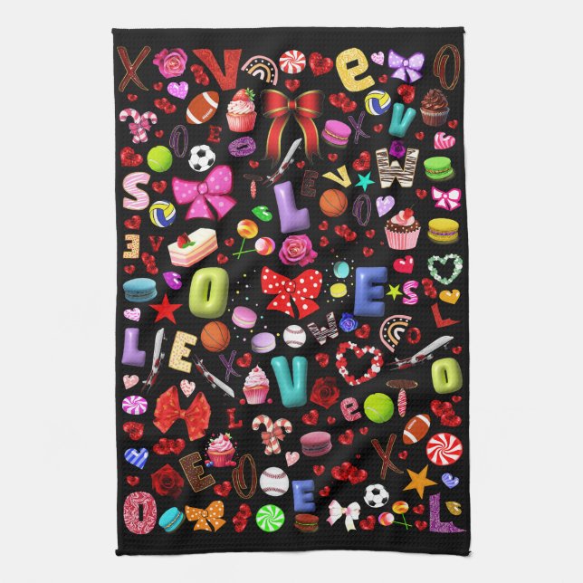 Love Kitchen Towel (Vertical)