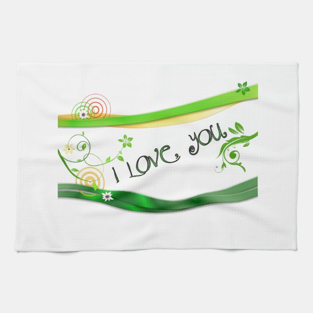 Love Kitchen Towel (Horizontal)