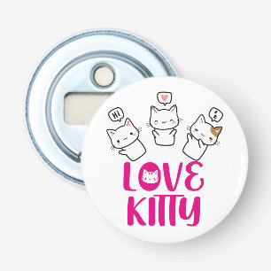 LOVE KITTY -It's too cute- Bottle Opener