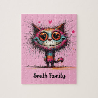 Love Kitty Personalized Puzzle