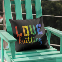 Love Knitting Colorful Cute