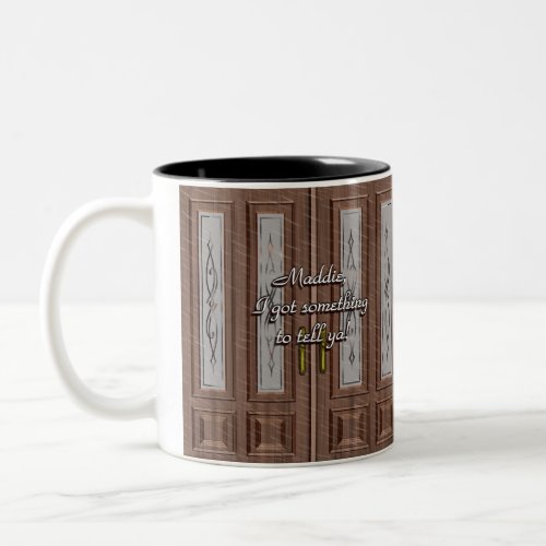 Love Knocks On Front Door Mug