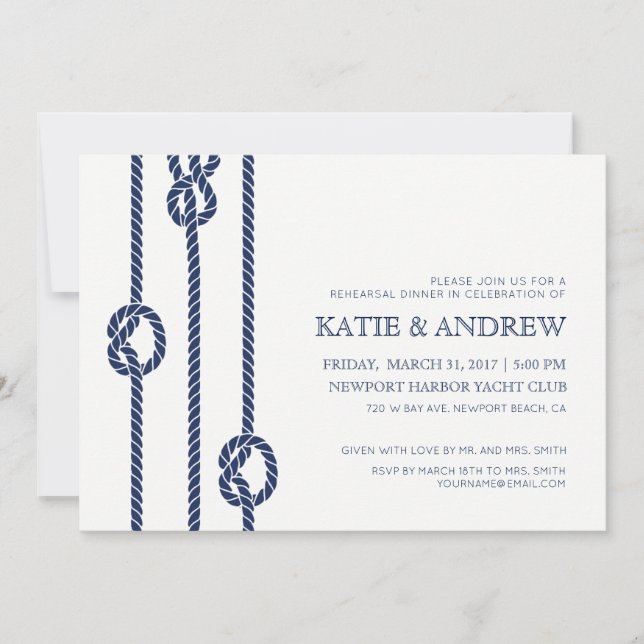Love Knot Invitation (Front)