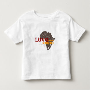 Love Knows No Borders - Africa Adoption Customized Toddler T-shirt