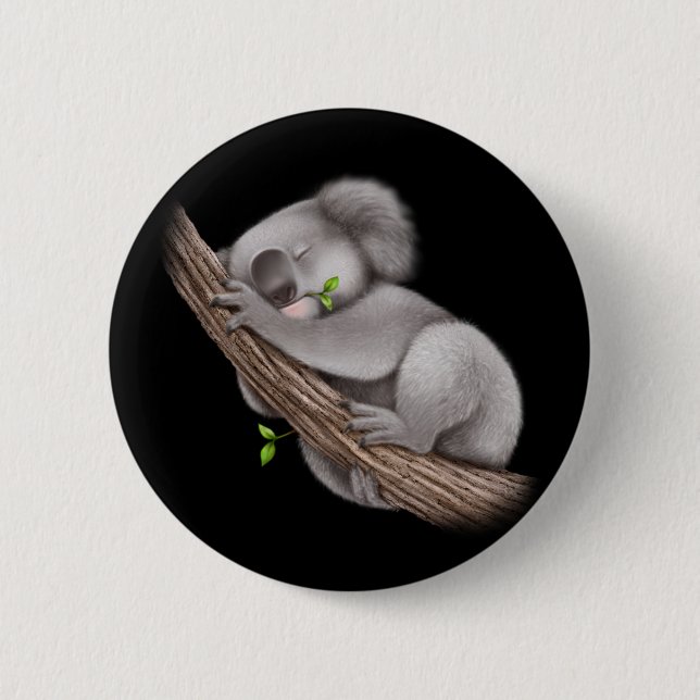 Love Koala Bears  Button (Front)