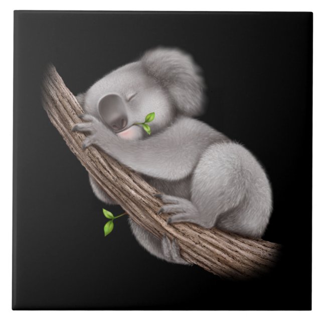 Love Koala Bears Classic  Ceramic Tile (Front)