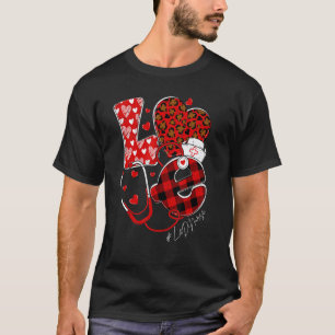 LOVE L&D Nurse Labor And Delivery Valentine's Day T-Shirt