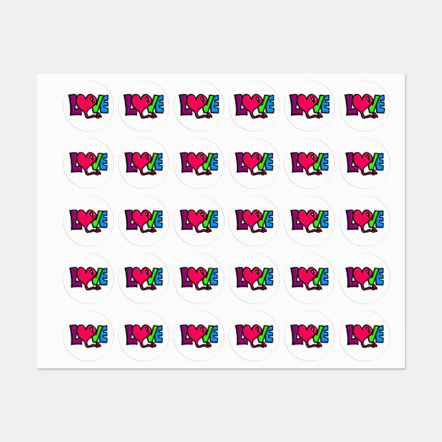 Love   labels (Sheet)