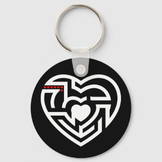 love labyrinth keychain