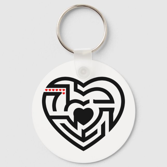 love labyrinth keychain (Front)