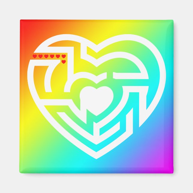 love labyrinth magnet (Front)