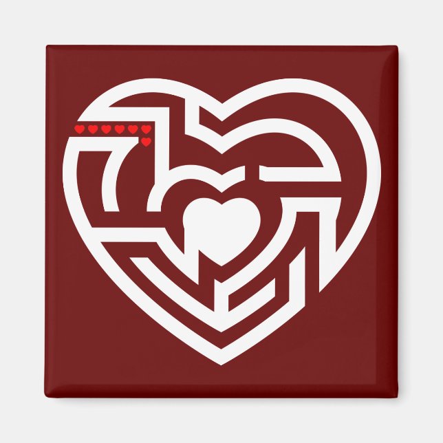 love labyrinth magnet (Front)