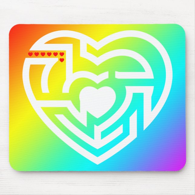 love labyrinth mouse pad (Front)