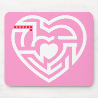 love labyrinth mouse pad