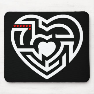 love labyrinth mouse pad