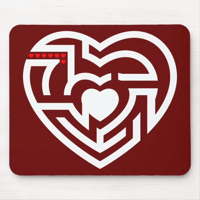 love labyrinth mouse pad (Front)