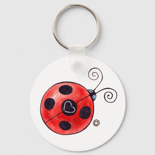 Love Ladybug Keychain (Front)
