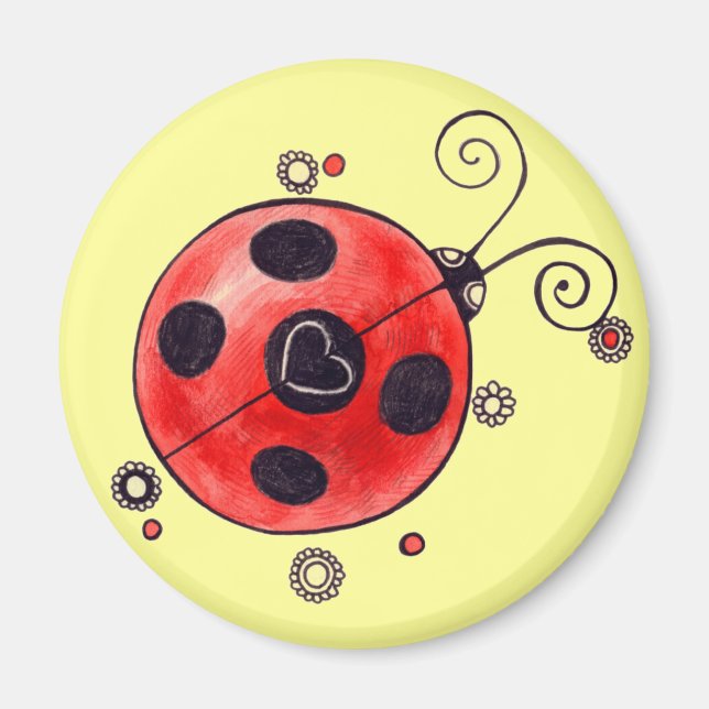 Love Ladybug Magnet (Front)