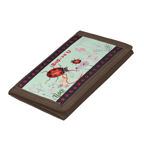 Love Ladybugs Trifold Wallet