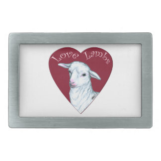 Love Lambs Belt Buckle
