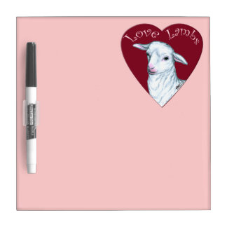 Love Lambs Dry-Erase Board