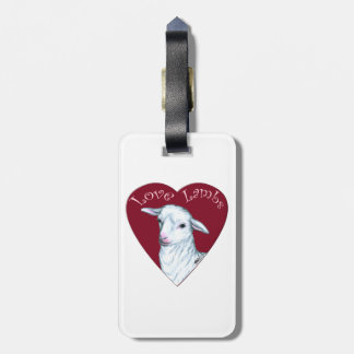 Love Lambs Luggage Tag