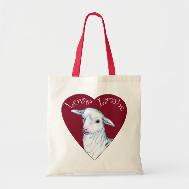 Love Lambs Tote Bag (Front)