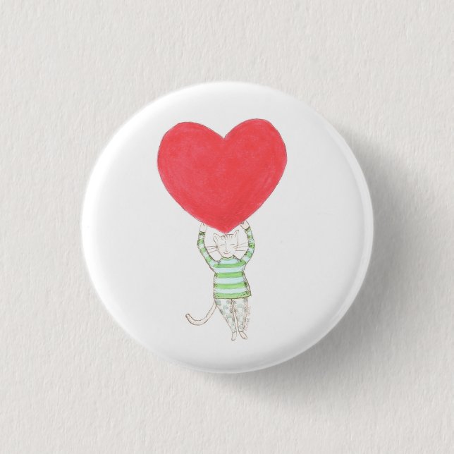 love, l'amour, amore button (Front)