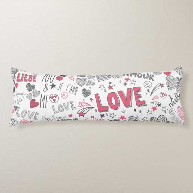 Love Language Body Pillow (Front)