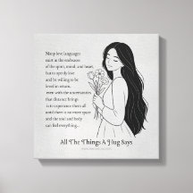 Love Languages - Canvas Print - Reena Doss