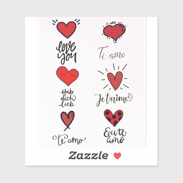 Love Languages  Sticker (Sheet)