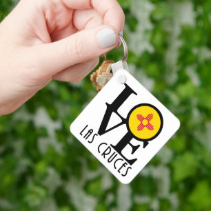 LOVE Las Cruces New Mexico Keychain