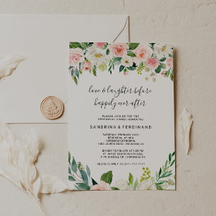 Love & Laughter Before Happily Ever After Invitation