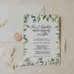 Love & Laughter Before Happily Ever After Invitation