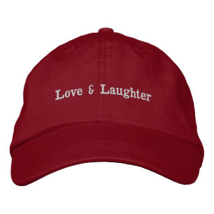 Love & Laughter Custom Text Charming Stylish Hat