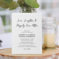 Love, Laughter & Happily Ever After Wedding