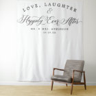 Love, Laughter Wedding Backdrop Banner