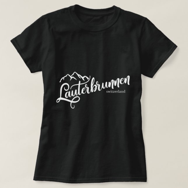 Love Lauterbrunnen Long Sleeve Shirt Switzerland A (Design Front)