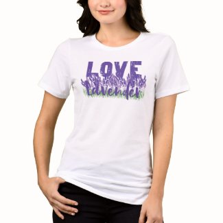 Love Lavender T-Shirt Tri-Blend Shirt